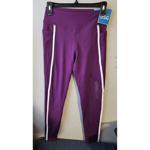 DSG Girls XL (16) Momentum High Rise Leggings Vibrant Violet Purple Pocket UV...